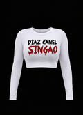 Blusa Crop Top Manga Larga Mujer Diaz Canel sin casa